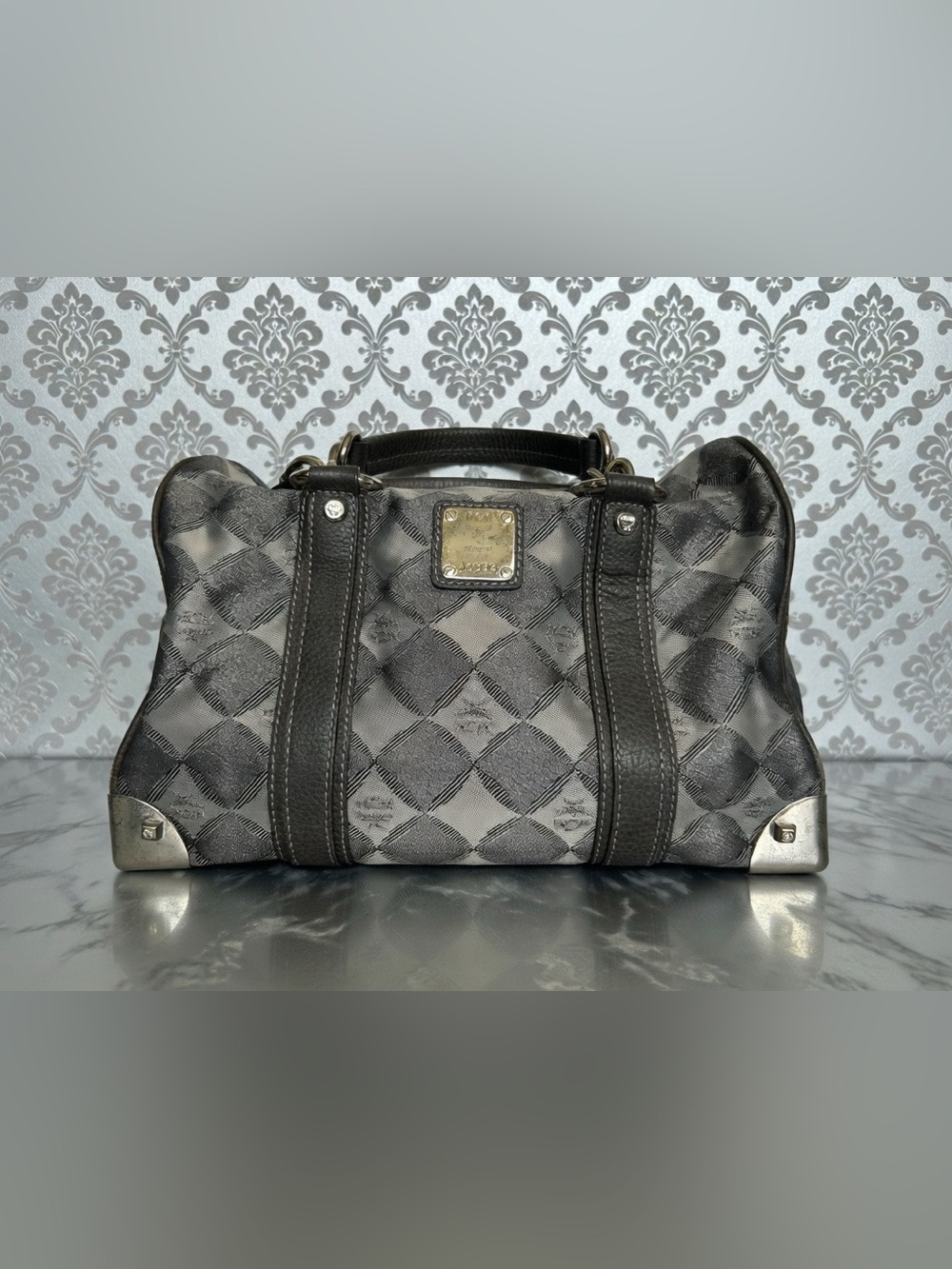MCM Visetos Boston Bag, limited edition